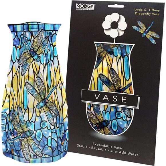 MODGY Expandable Flower Vase Plastic Decorative Modern Vases for Flowers - Picture 1 of 7